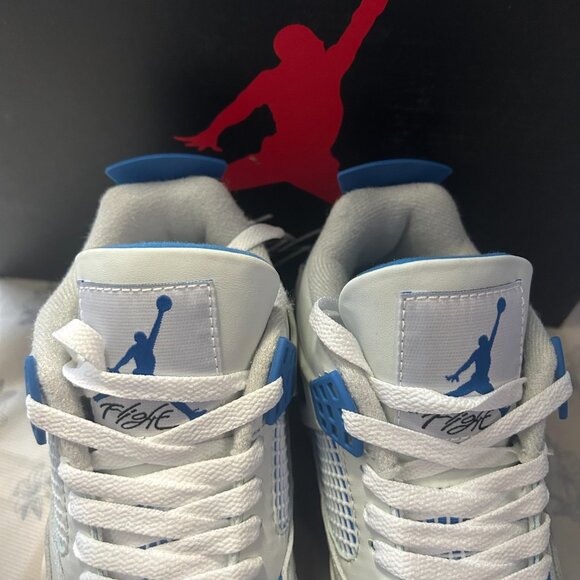 Air Jordan 4 Retro Army Blue Sneakers - Picture 6 of 6